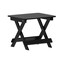 Flash Furniture Monterey 3-Pc Adirondack Set w/2 Adjustable HDPE Loungers w/Cup Holders and Folding Side Table, Blk LE-HMP-2017-2-T1620H-BK-GG - alternate 9